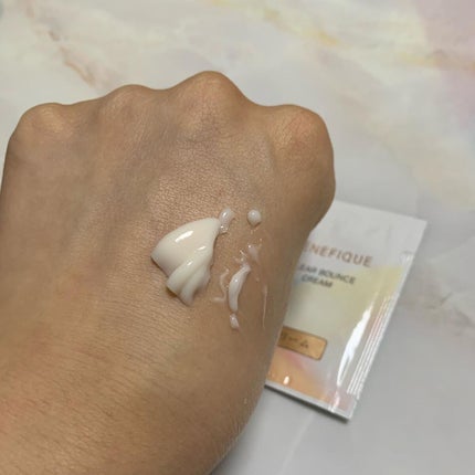 クリアバウンスクリーム /BENEFIQUE/フェイスクリームを使ったクチコミ(2枚目)