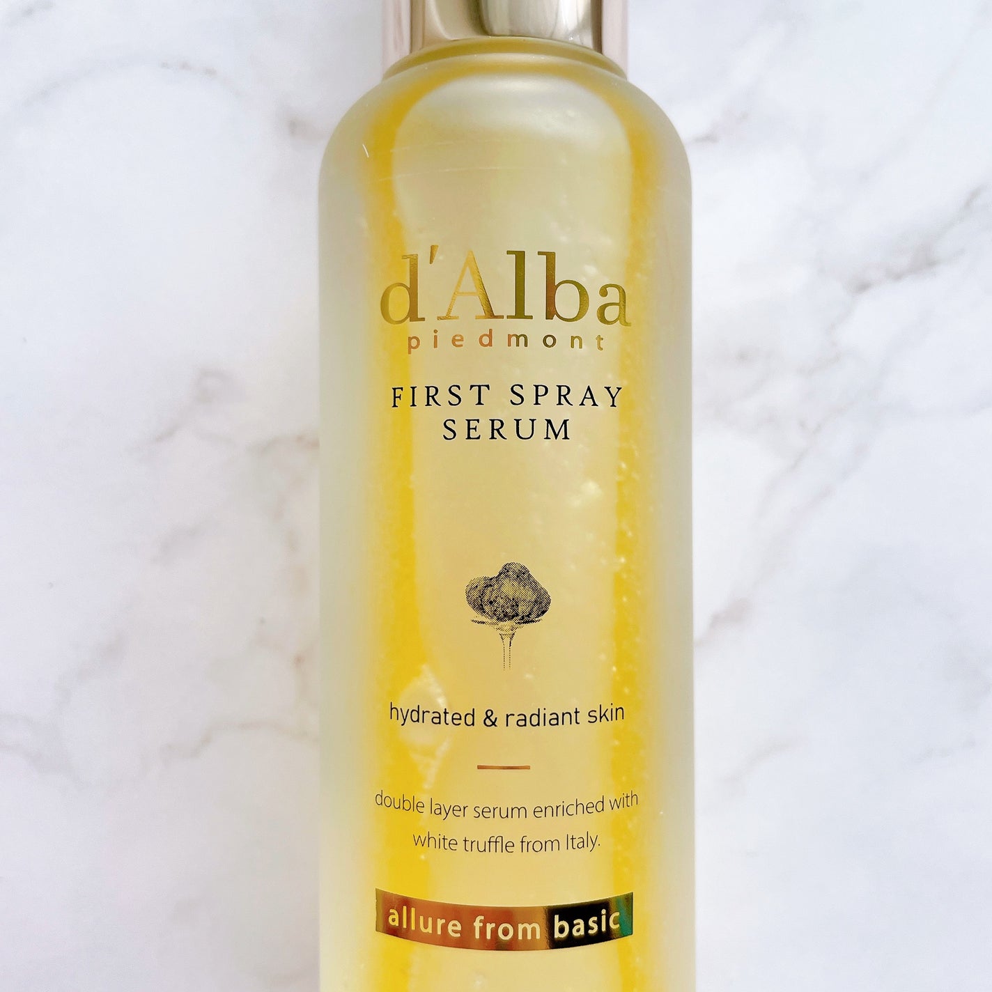 ダルバ ホワイトトリュフファーストスプレーセラム/ダルバ/ミスト状化粧水を使ったクチコミ(4枚目)
