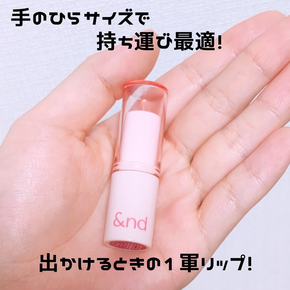 アンドバイロムアンド グラッシーバーム/&nd by rom&nd/口紅を使ったクチコミ(3枚目)