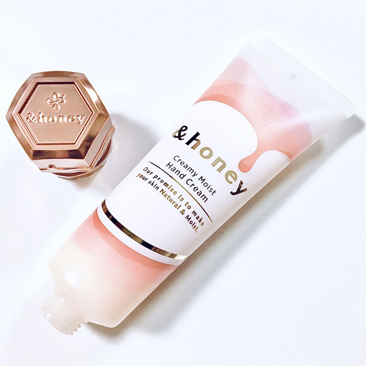 アンドハニー　クリーミーモイスト ハンドクリーム/&honey/ハンドクリームを使ったクチコミ（2枚目）