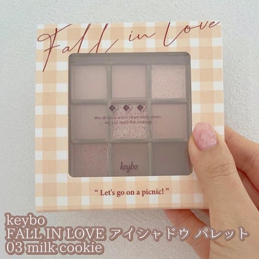 KEYBO FALL IN LOVE SHADOW PALETTE/keybo/アイシャドウパレットを使ったクチコミ（1枚目）