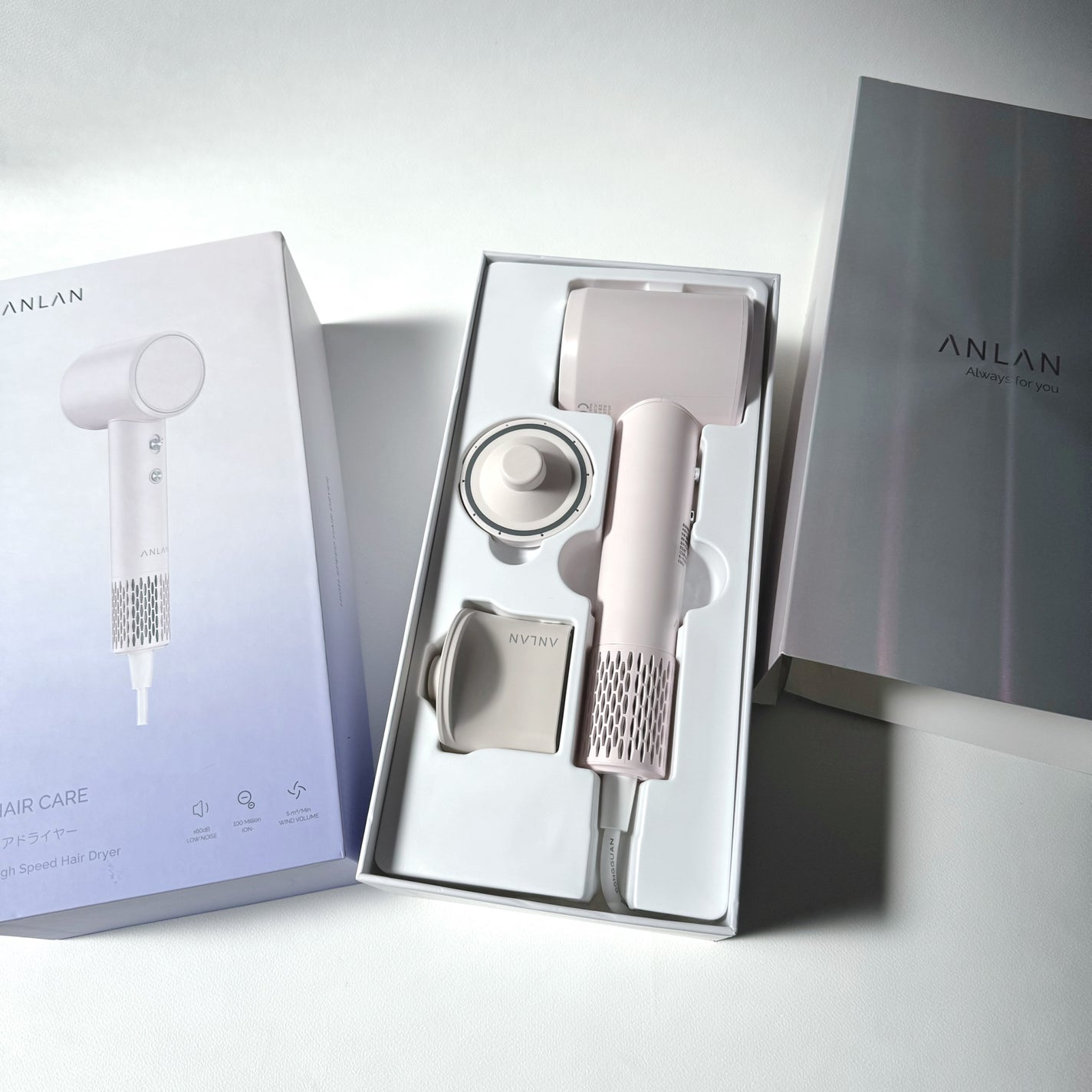 ダブルケアドライヤー/ANLAN/ドライヤーを使ったクチコミ(5枚目)