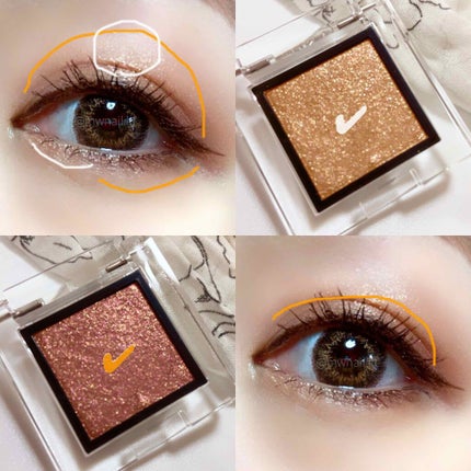 アディクション ザ アイシャドウ スパークル/ADDICTION/単色アイシャドウを使ったクチコミ(2枚目)