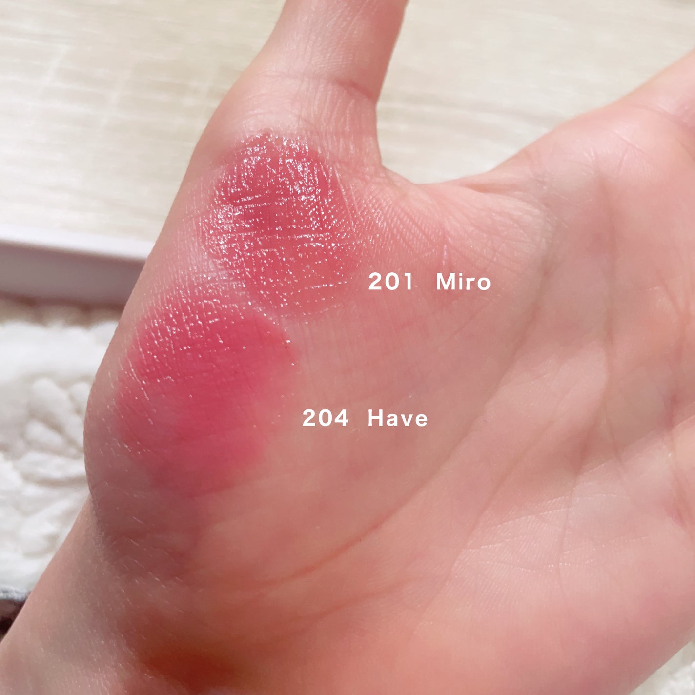 ボンディンググロウリップスティック/Laka/口紅を使ったクチコミ(2枚目)