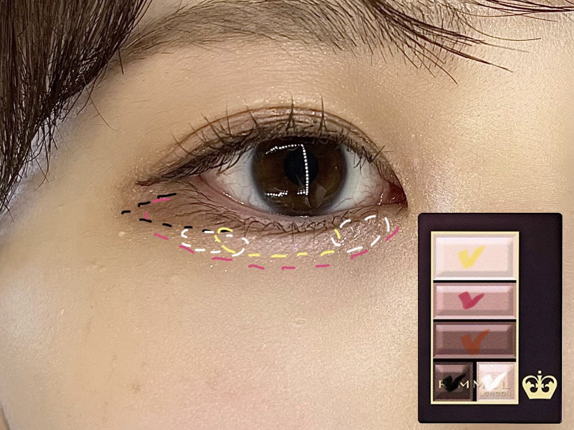 ショコラスウィート アイズ/リンメル ロンドン/アイシャドウパレットを使ったクチコミ（3枚目）