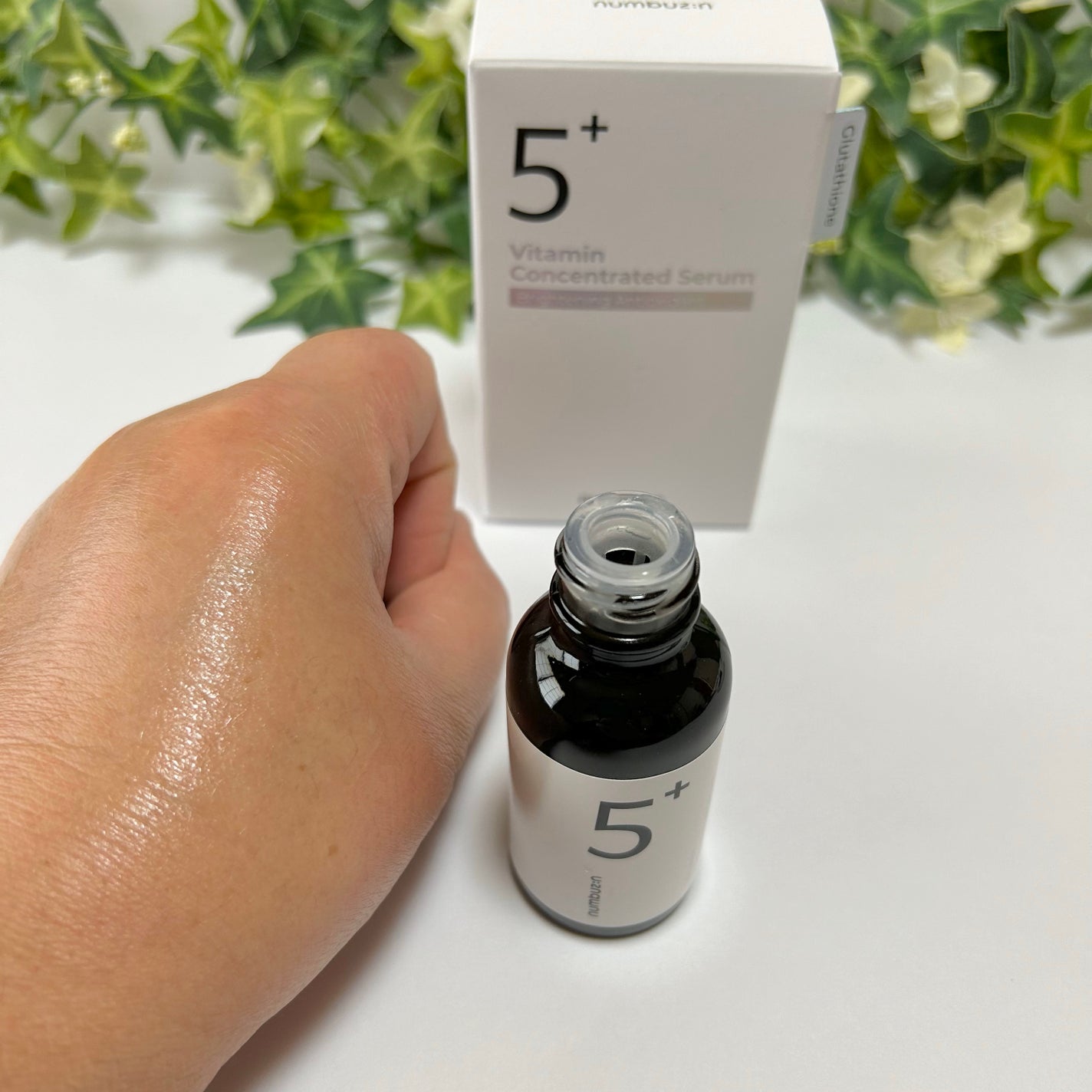 5番 白玉グルタチオンC美容液/numbuzin/美容液を使ったクチコミ(4枚目)