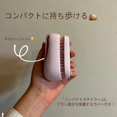 コンパクトスタイラー/TANGLE TEEZER/ヘアブラシを使ったクチコミ（3枚目）