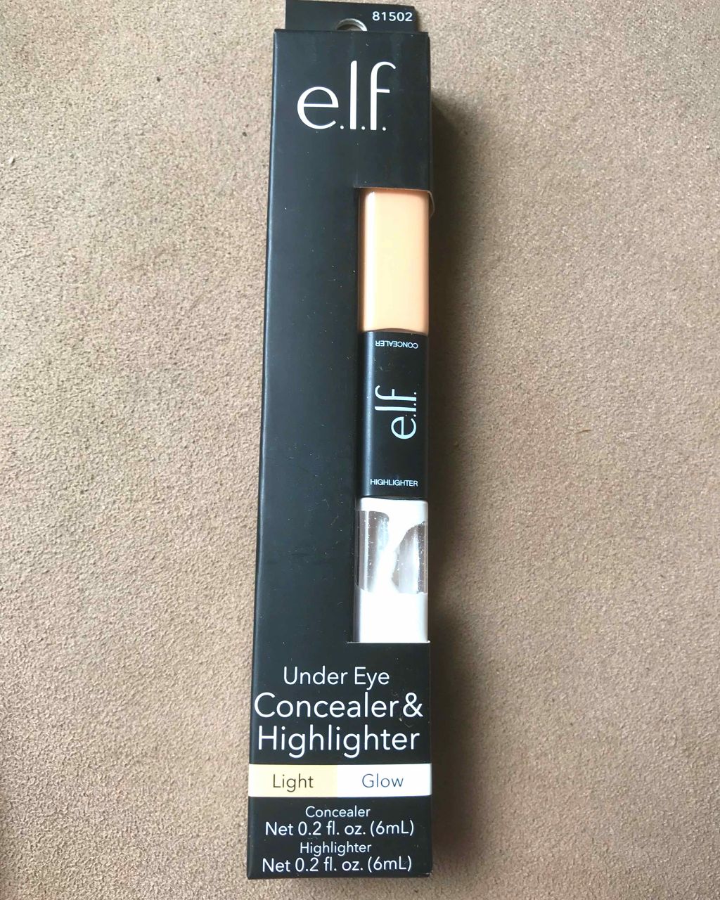 ELF アンダーアイ コンシーラー＆ハイライター/e.l.f. Cosmetics/リキッドコンシーラーを使ったクチコミ（2枚目）