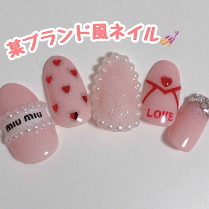 chico on LIPS 「【某ブランド風ネイルその②】こんにちは!今回もネイルのご紹介で..」(1枚目)