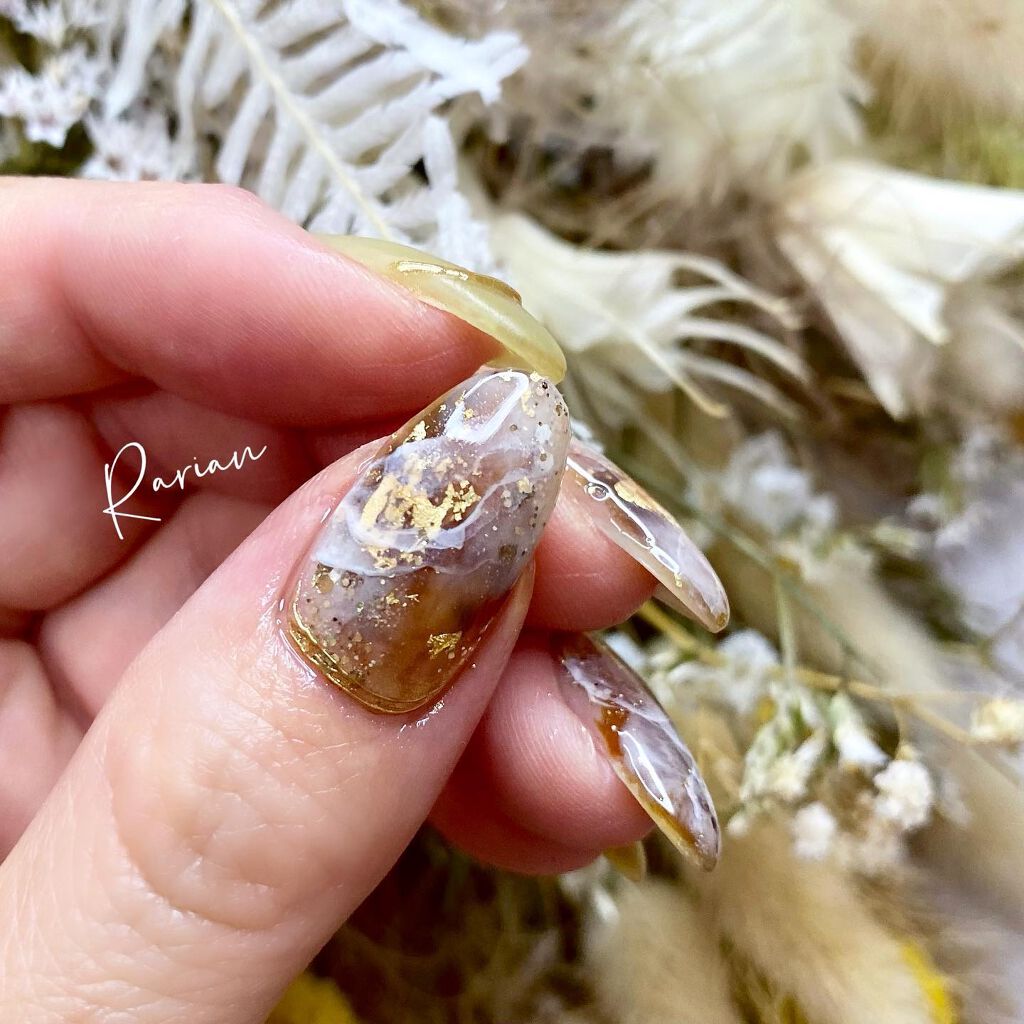 chiho on LIPS 「スモーキークォーツの天然石をイメージしたデザイン︎⸜❤︎⸝セ..」(1枚目)