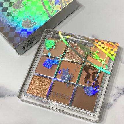 クォーツ 9色アイシャドウパレット(ドリームランドアイシャドウ)/ZEESEA/アイシャドウパレットを使ったクチコミ(2枚目)