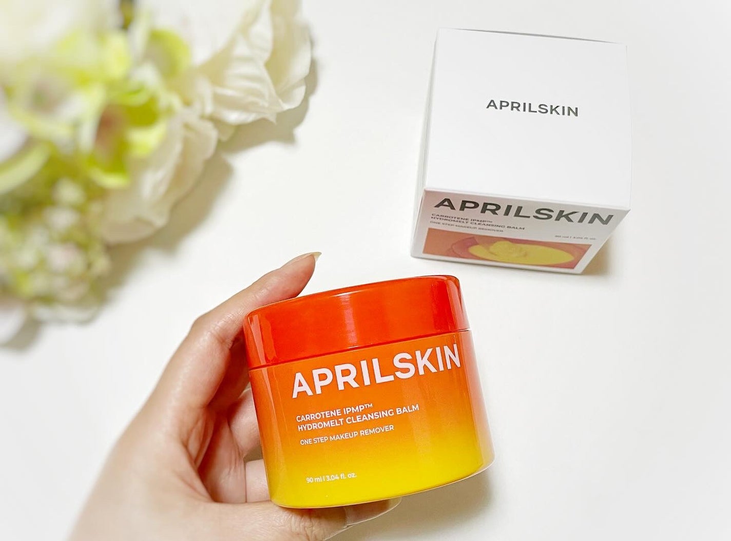 カロテンIPMP(TM) とろけるクレンジングバーム /APRILSKIN/クレンジングバームを使ったクチコミ(1枚目)