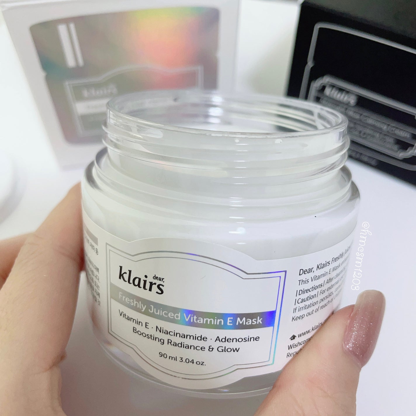 フレッシュリージュースドビタミンEマスク(90g)/Klairs/フェイスクリームを使ったクチコミ(1枚目)