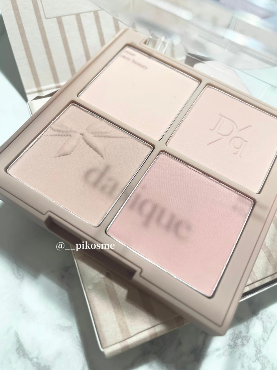 ブレンディングムードチーク/dasique/パウダーチークを使ったクチコミ(4枚目)