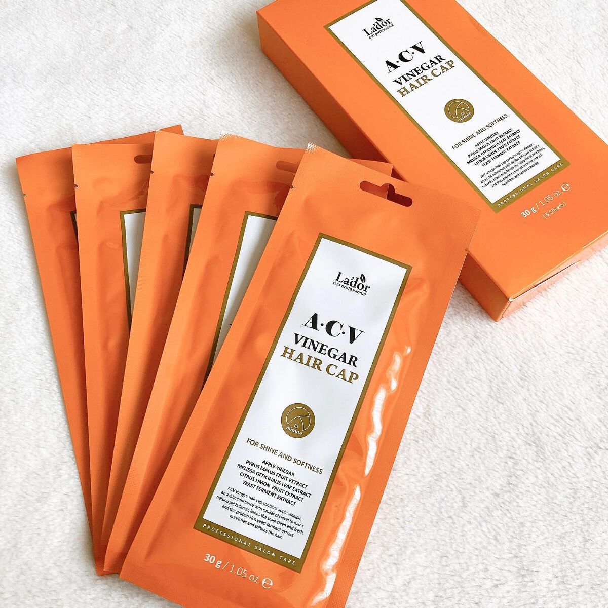 ACV VINEGAR HAIR CAP /La'dor/アウトバストリートメントを使ったクチコミ（1枚目）