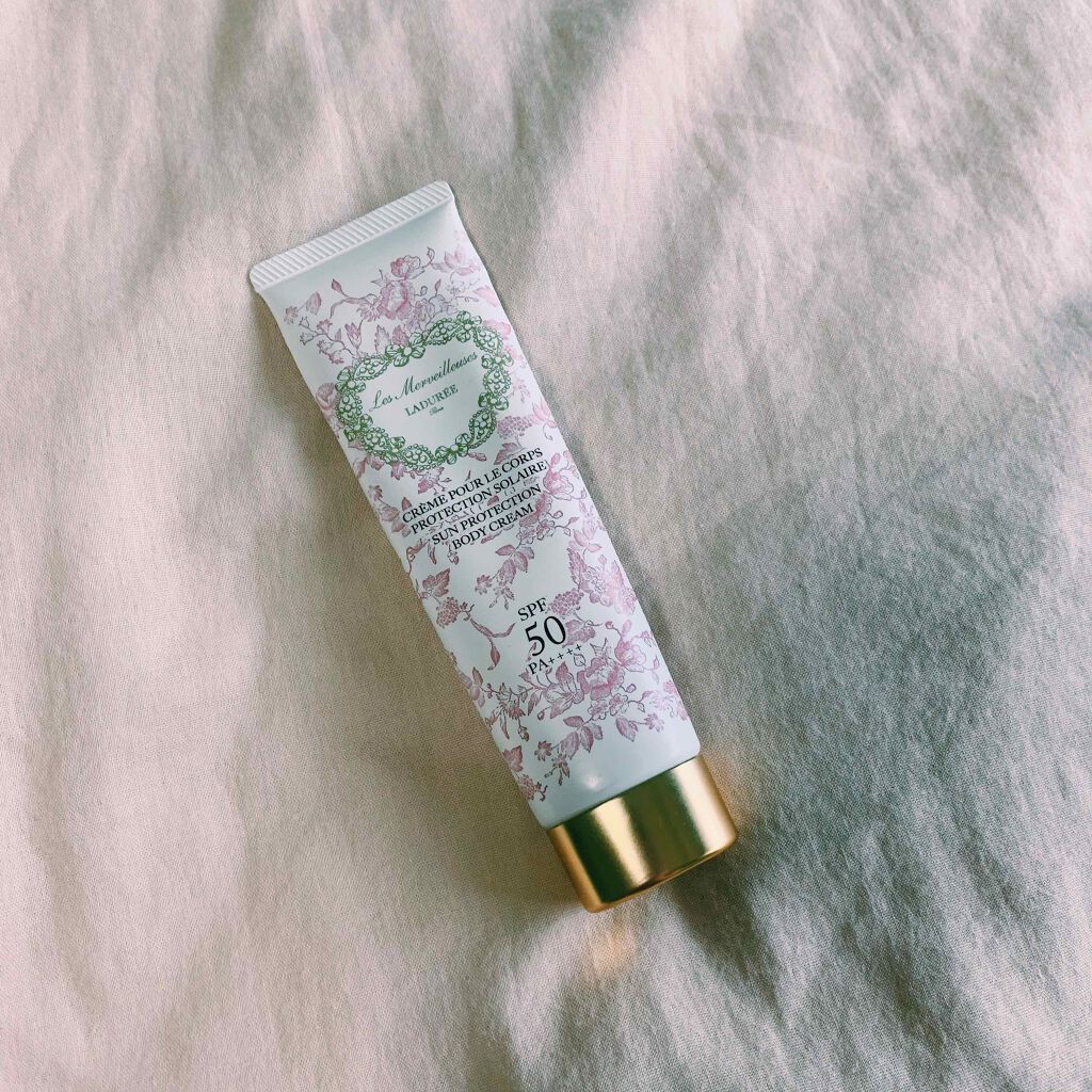 サンプロテクション ボディクリーム/レ・メルヴェイユーズ ラデュレ/日焼け止めクリームを使ったクチコミ(1枚目)