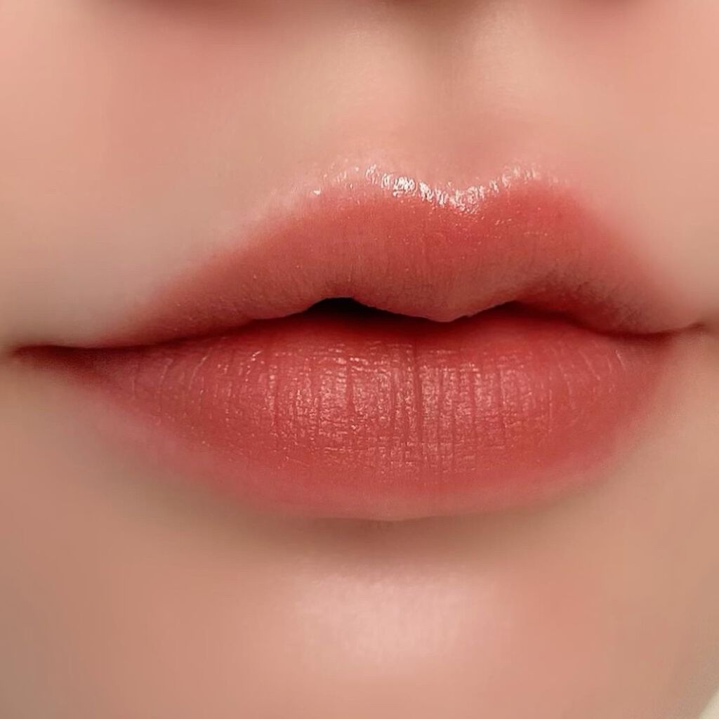 むっちリップ 02ふいうちレッド/b idol/口紅を使ったクチコミ（3枚目）