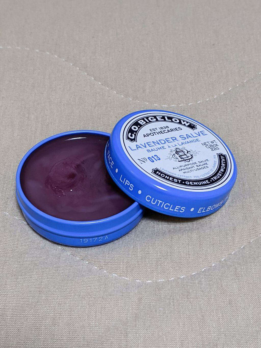 ローズサーブ リップバーム　/C.O. BIGELOW/リップバームを使ったクチコミ（2枚目）