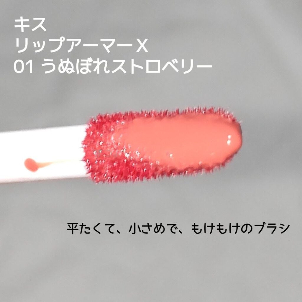 リップアーマーⅩ/KiSS/口紅を使ったクチコミ(2枚目)