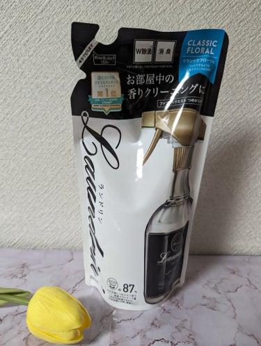 ファブリックミスト クラシックフローラル 320ml(詰替)/ランドリン/ファブリックミストを使ったクチコミ（1枚目）