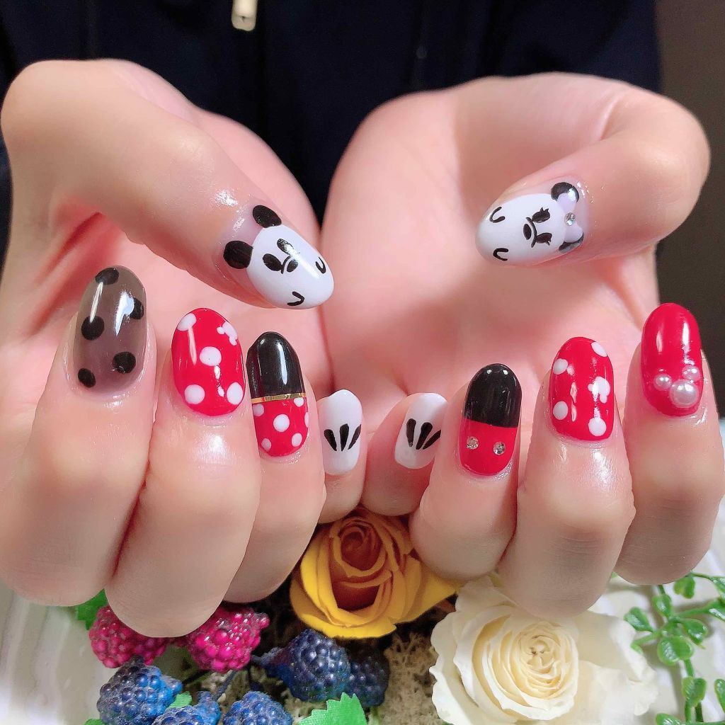 えりりりりり。 on LIPS 「〜〜今月のネイル🎃🦇〜〜今月のネイルは秋ネイル?ハロウィンネイ..」(1枚目)