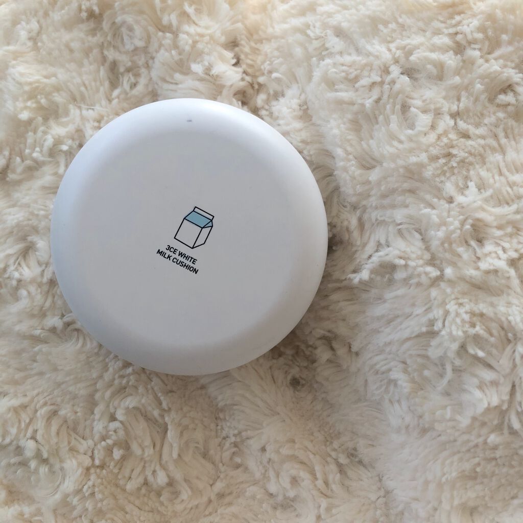 WHITE MILK CUSHION/3CE/クッションファンデーションを使ったクチコミ(1枚目)