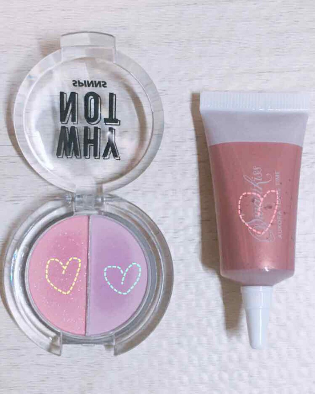 WHY NOT SPINNS 2色チーク ハイライトローライト/DAISO/パウダーチークを使ったクチコミ(2枚目)