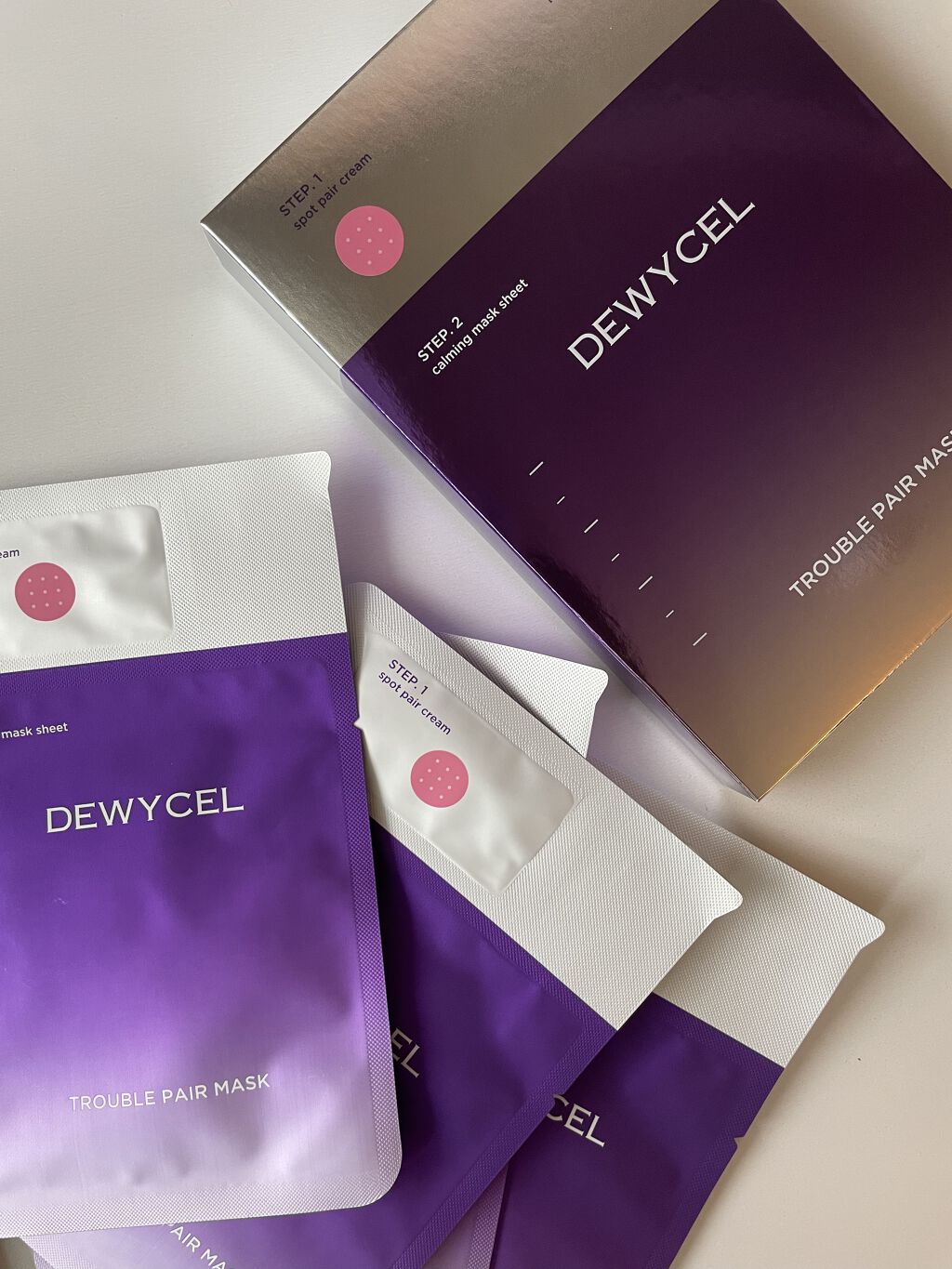 トラブルペアーマスク/DEWYCEL/シートマスク・パックを使ったクチコミ（2枚目）