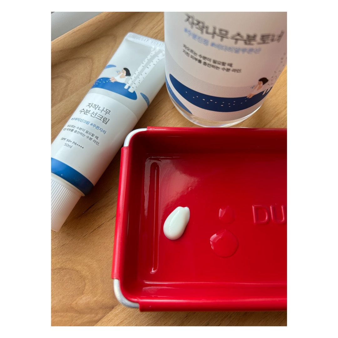 白樺水分uvクリーム/ROUND LAB/日焼け止めクリームを使ったクチコミ（2枚目）