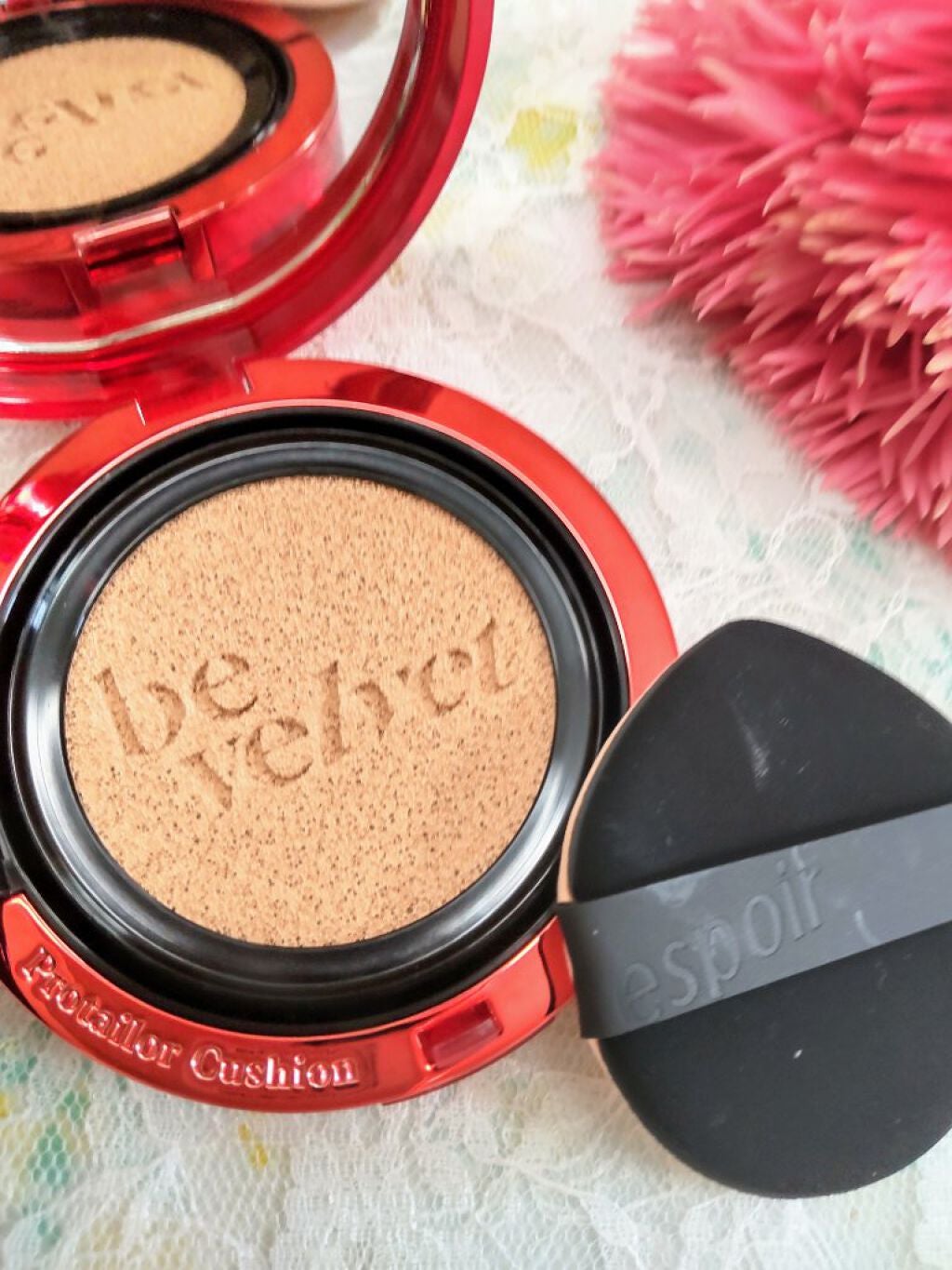 プロテーラービーベルベットカバークッション/espoir/クッションファンデーションを使ったクチコミ(3枚目)
