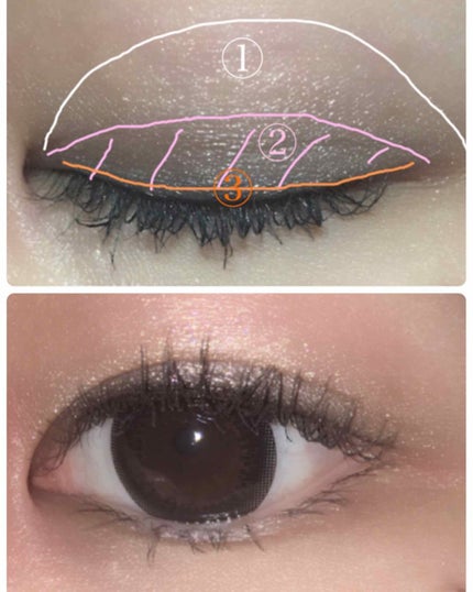 トーンアップアイシャドウ/CEZANNE/アイシャドウパレットを使ったクチコミ(3枚目)