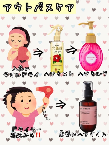 補修ミルク もっととてもしっとり/ビューティラボ/ヘアミルクを使ったクチコミ(3枚目)