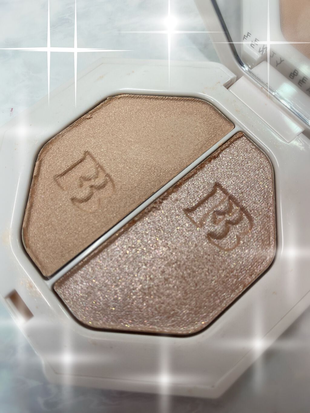 KILLAWATT FREESTYLE HIGHLIGHTER DUO/FENTY BEAUTY BY RIHANNA/パウダーハイライトを使ったクチコミ（1枚目）