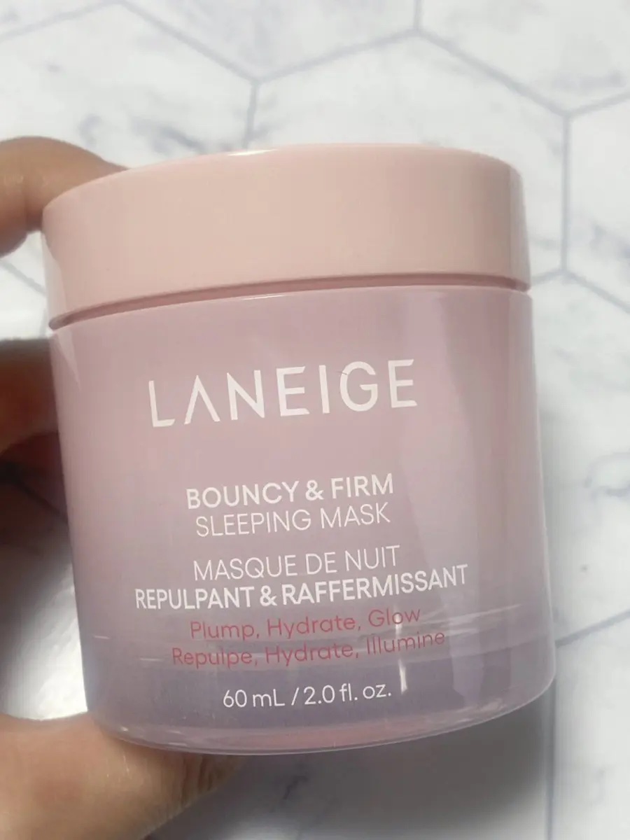 バウンシースリーピングマスク/LANEIGE/フェイスクリームを使ったクチコミ（1枚目）