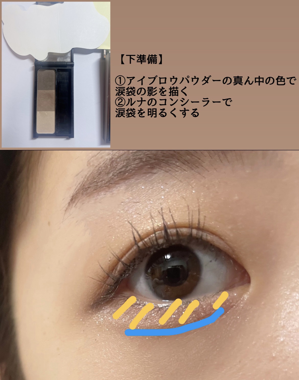 スリーディメンショナルアイズ/LUNASOL/アイシャドウパレットを使ったクチコミ（3枚目）