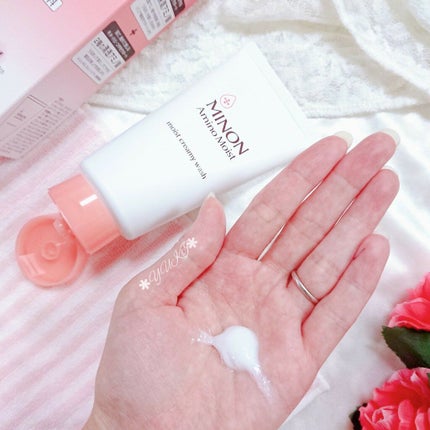 アミノモイスト モイストクリーミィ ウォッシュ/ミノン/洗顔フォームを使ったクチコミ(4枚目)