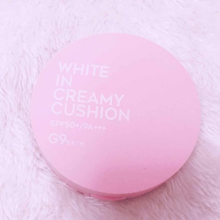 WHITE CREAMY CUSHION(ウユファンデ)/G9SKIN/化粧下地を使ったクチコミ(1枚目)