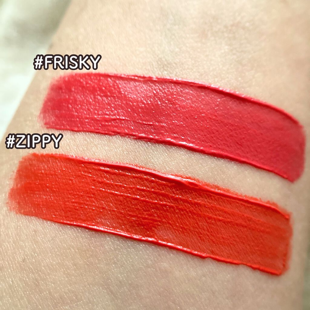 ハートクラッシュジェリーベルベットティント/HOLIKA HOLIKA/リップティントを使ったクチコミ(4枚目)