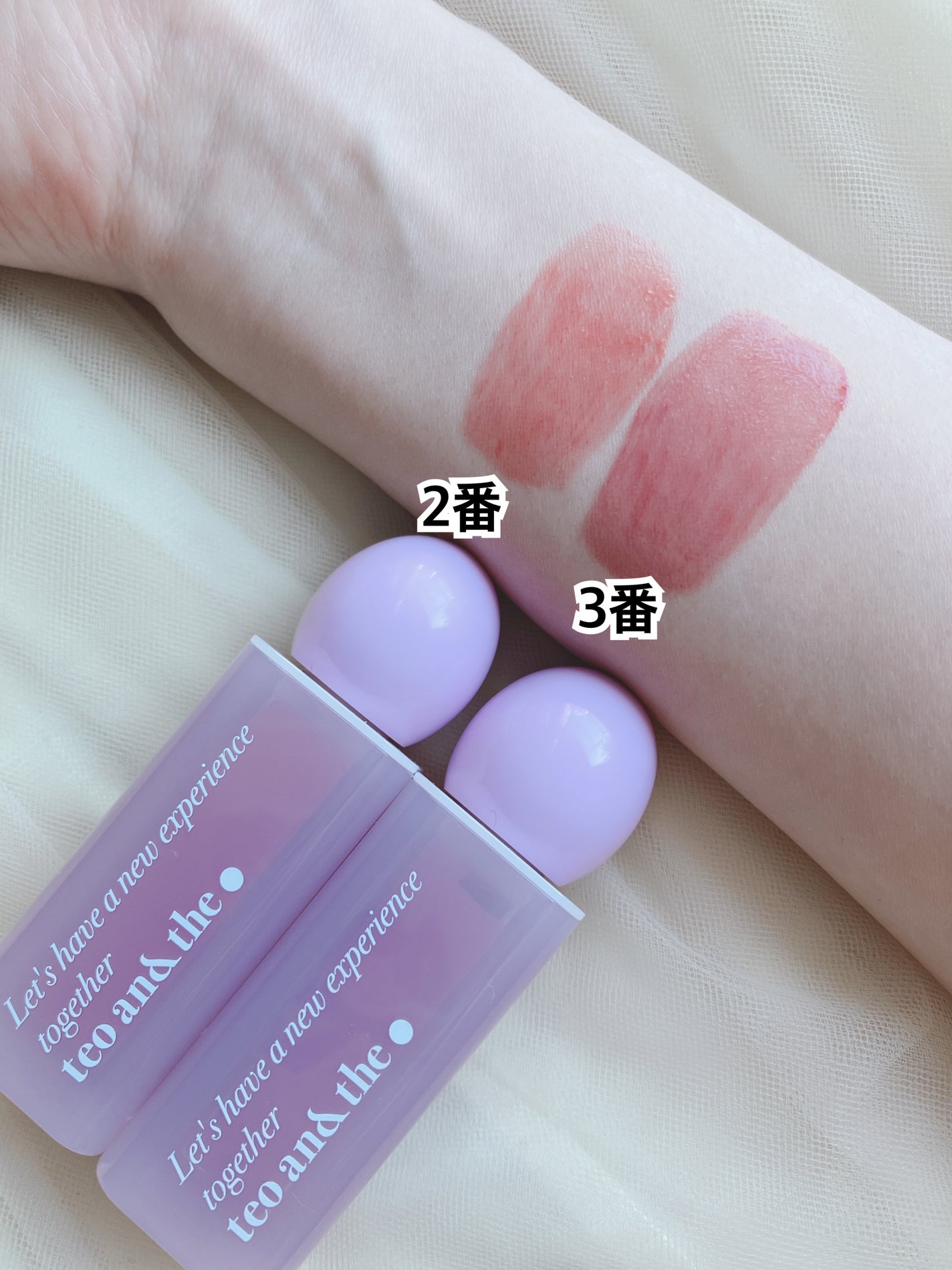 teo and the Milky Dotom Tint/タオアンダー/リップグロスを使ったクチコミ(5枚目)