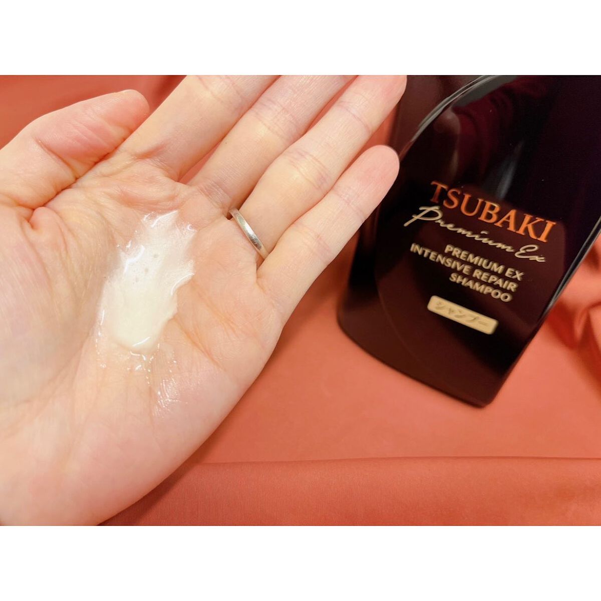 プレミアムＥＸ インテンシブリペア ＜シャンプー＞／コンディショナー＜ヘアトリートメント＞  シャンプー 490ml/TSUBAKI/市販シャンプーを使ったクチコミ（2枚目）