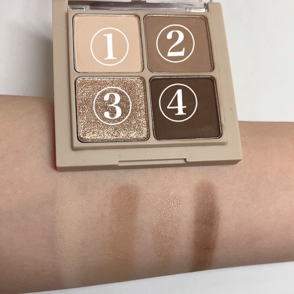 ベターザンアイズ/rom&nd/アイシャドウパレットを使ったクチコミ(2枚目)