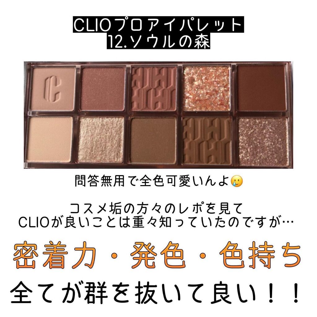 プロ アイ パレット/CLIO/アイシャドウパレットを使ったクチコミ(2枚目)