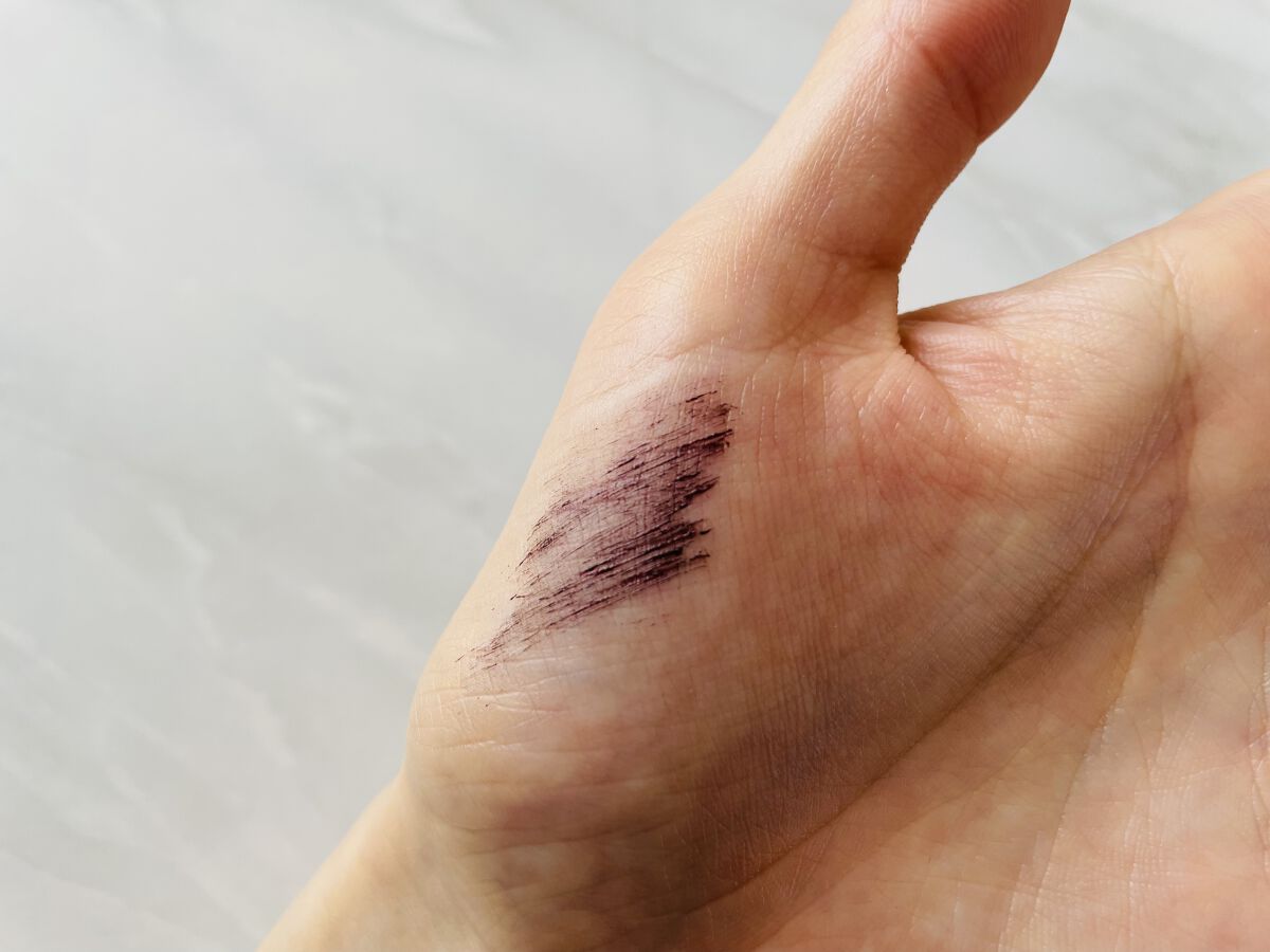 カラーマスカラ 11 メタリックラベンダー/sopo/マスカラを使ったクチコミ（3枚目）