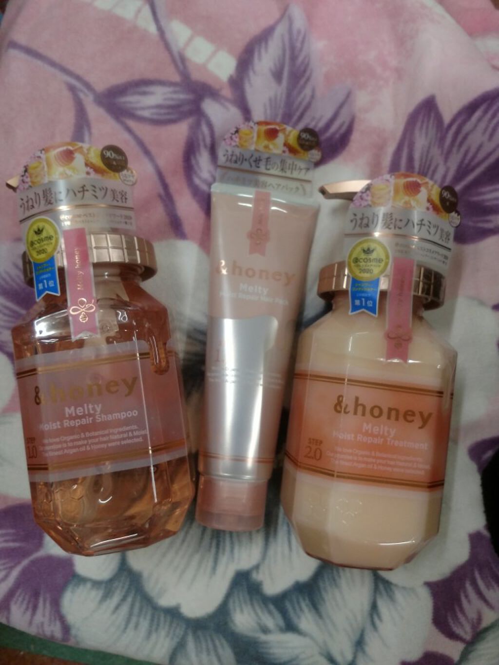 シルキー　スムースモイスチャー　シャンプー　1.0/ヘアトリートメント　2.0/&honey/市販シャンプーを使ったクチコミ（3枚目）