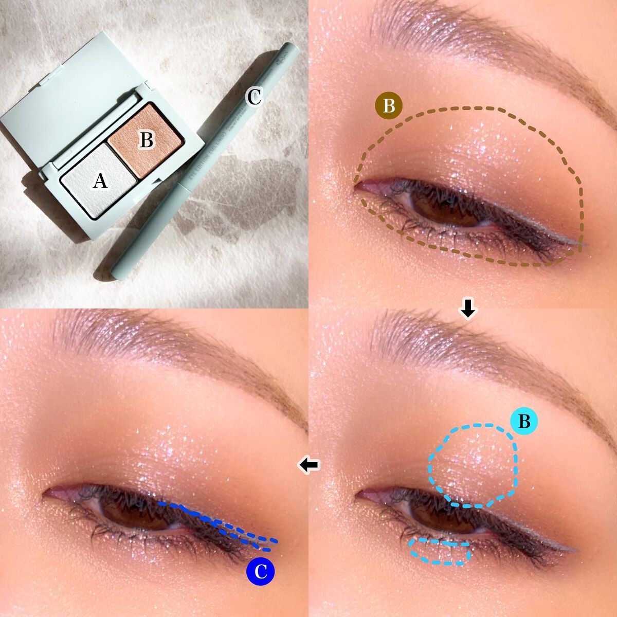 エテュセ アイエディション(カラーパレット)/ettusais/アイシャドウパレットを使ったクチコミ(4枚目)