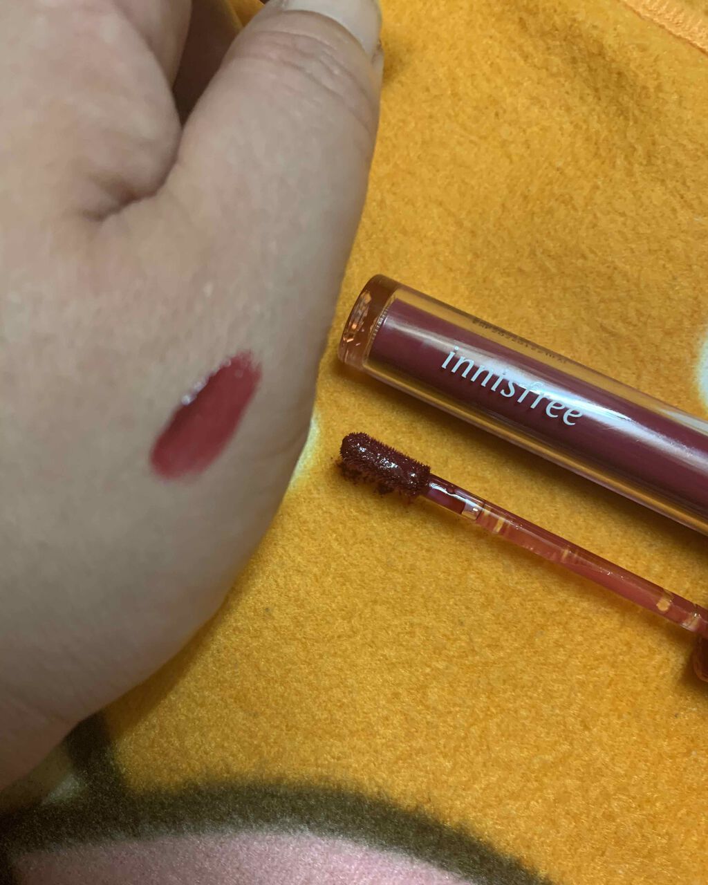 フルーティー スクイーズ ティント/innisfree/リップティントを使ったクチコミ（2枚目）