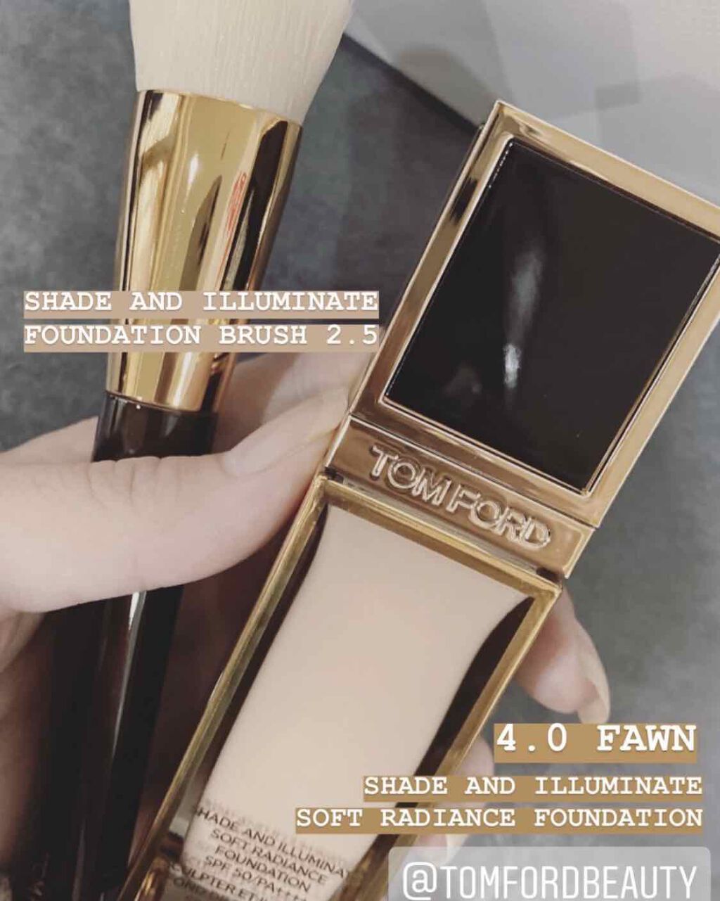 シェイド アンド イルミネイト ソフト ラディアンス ファンデーション SPF 50/TOM FORD BEAUTY/リキッドファンデーションを使ったクチコミ(1枚目)