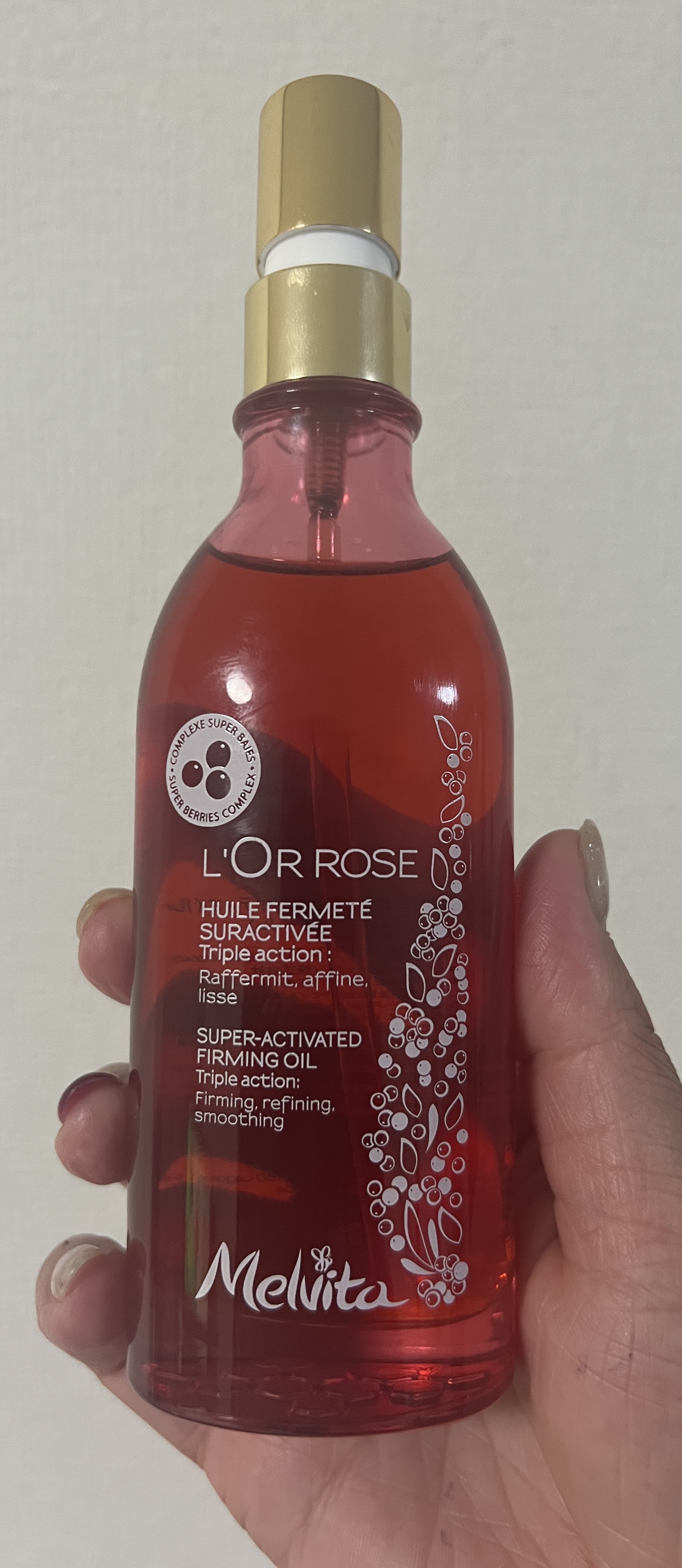 ロルロゼ ピンクフィット ボディオイル/Melvita/ボディオイルを使ったクチコミ（1枚目）