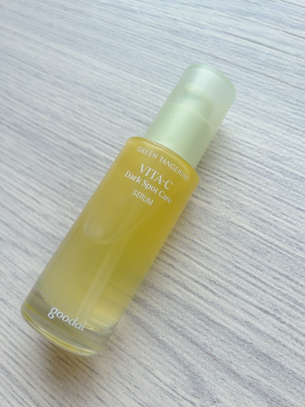 グリーンタンジェリン ビタC ダークスポットケアセラム/goodal/美容液を使ったクチコミ(1枚目)
