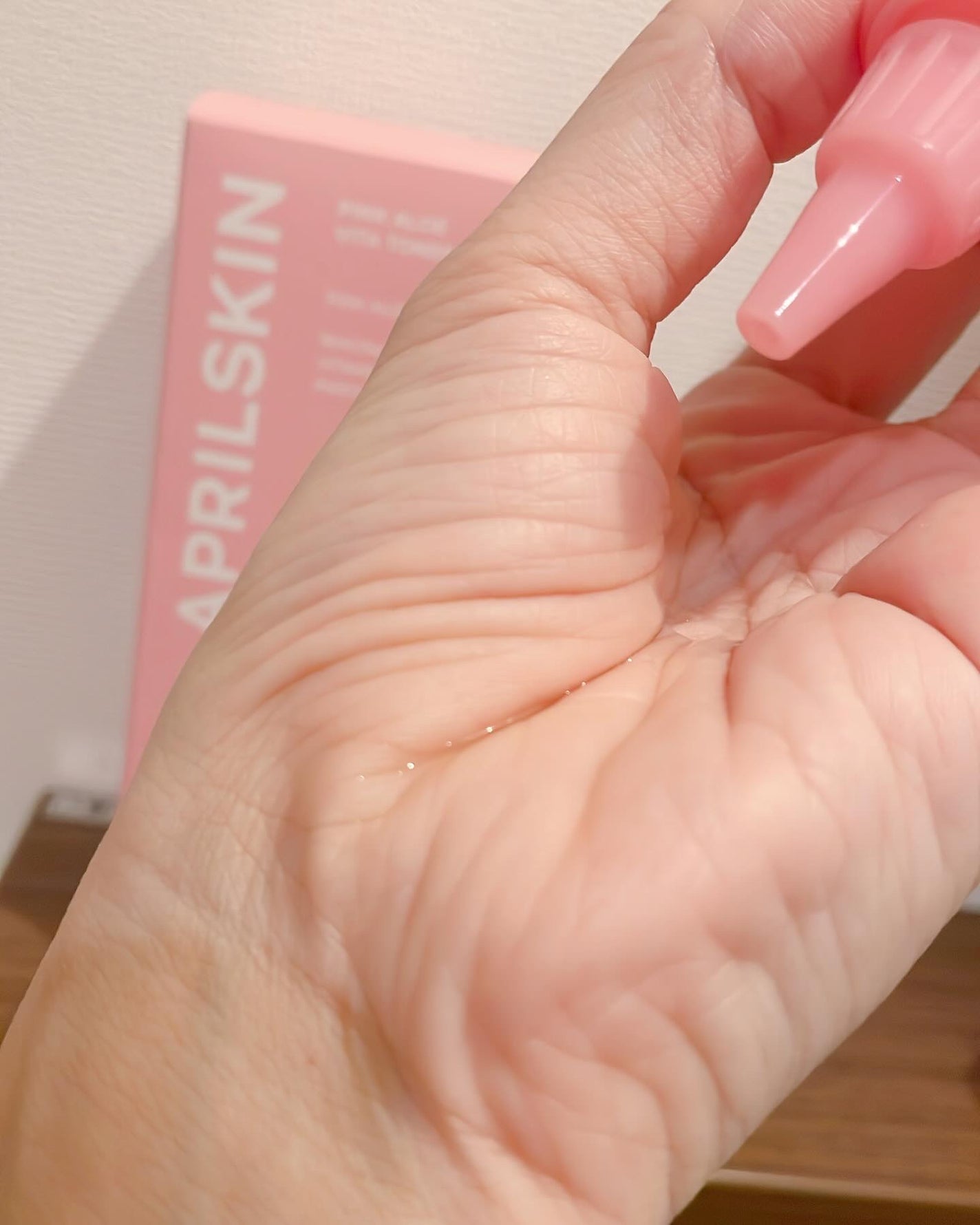 ピンクアロエビタトナー/APRILSKIN/化粧水を使ったクチコミ(3枚目)